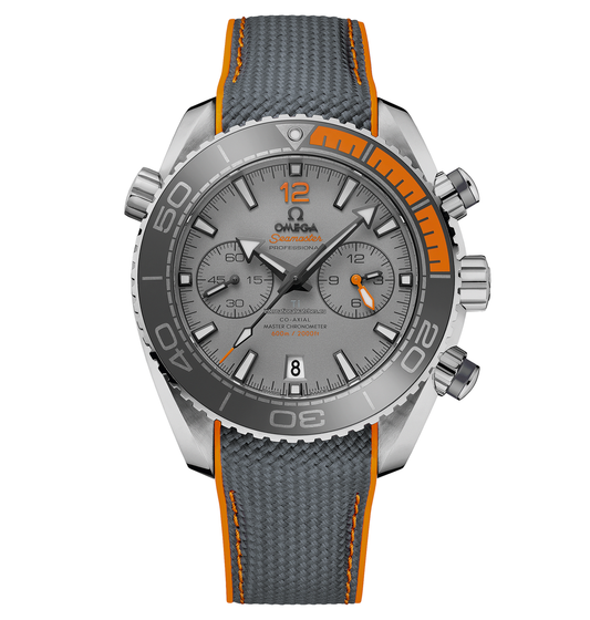 Seamaster Planet Ocean 600M 45.5 mm, titanium on rubber strap - 215.92.46.51.99.001