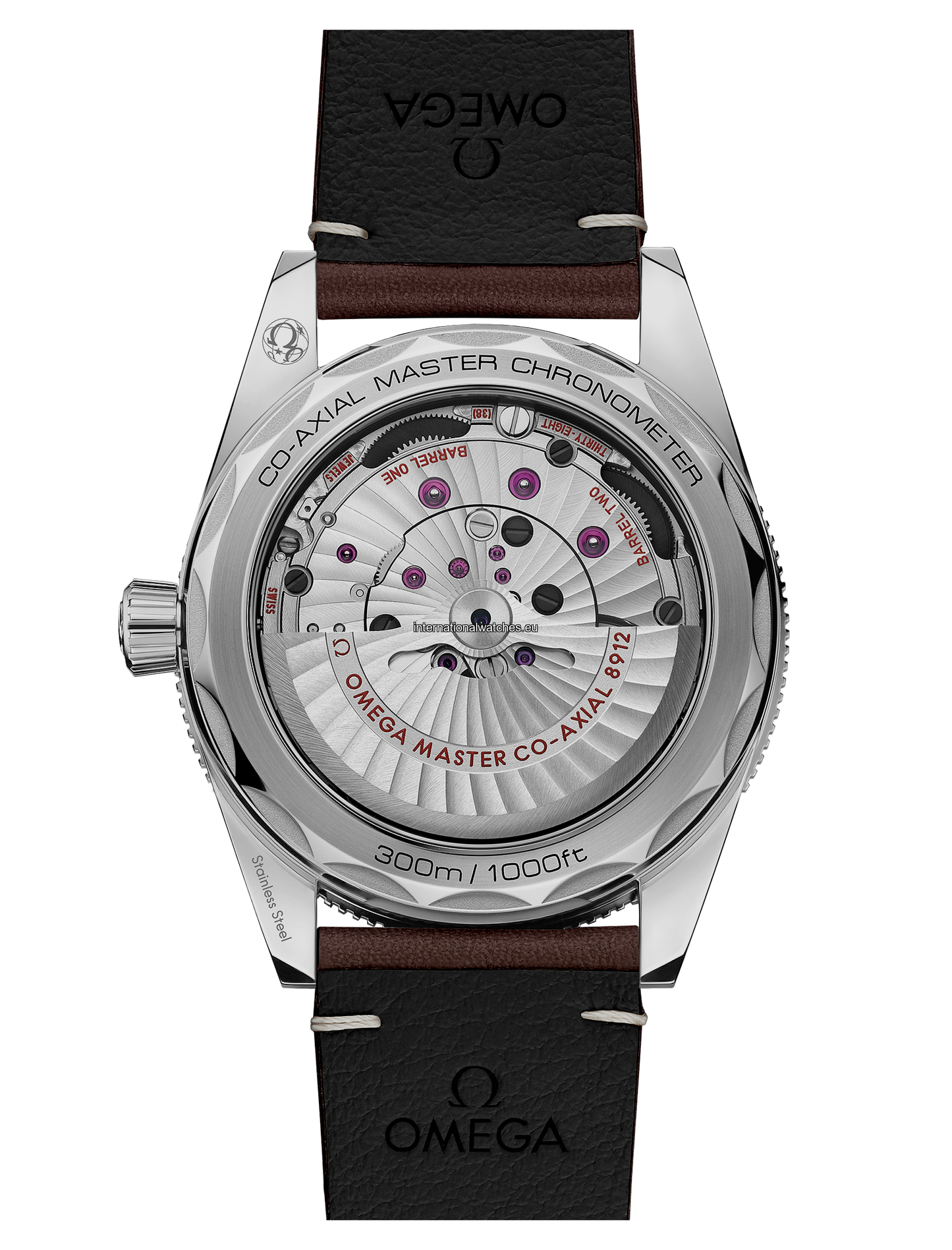 Seamaster 300 41 mm, steel on leather strap - 234.32.41.21.01.001