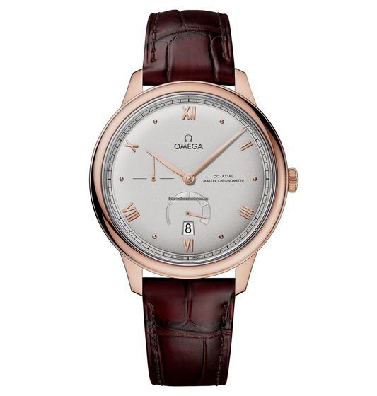 De Ville Prestige 41 mm, Sedna™ gold on leather strap - 434.53.41.21.02.001