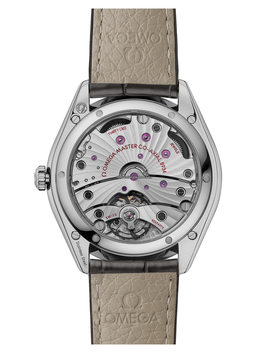 De Ville Trésor 40 mm, steel on leather strap - 435.13.40.22.06.001