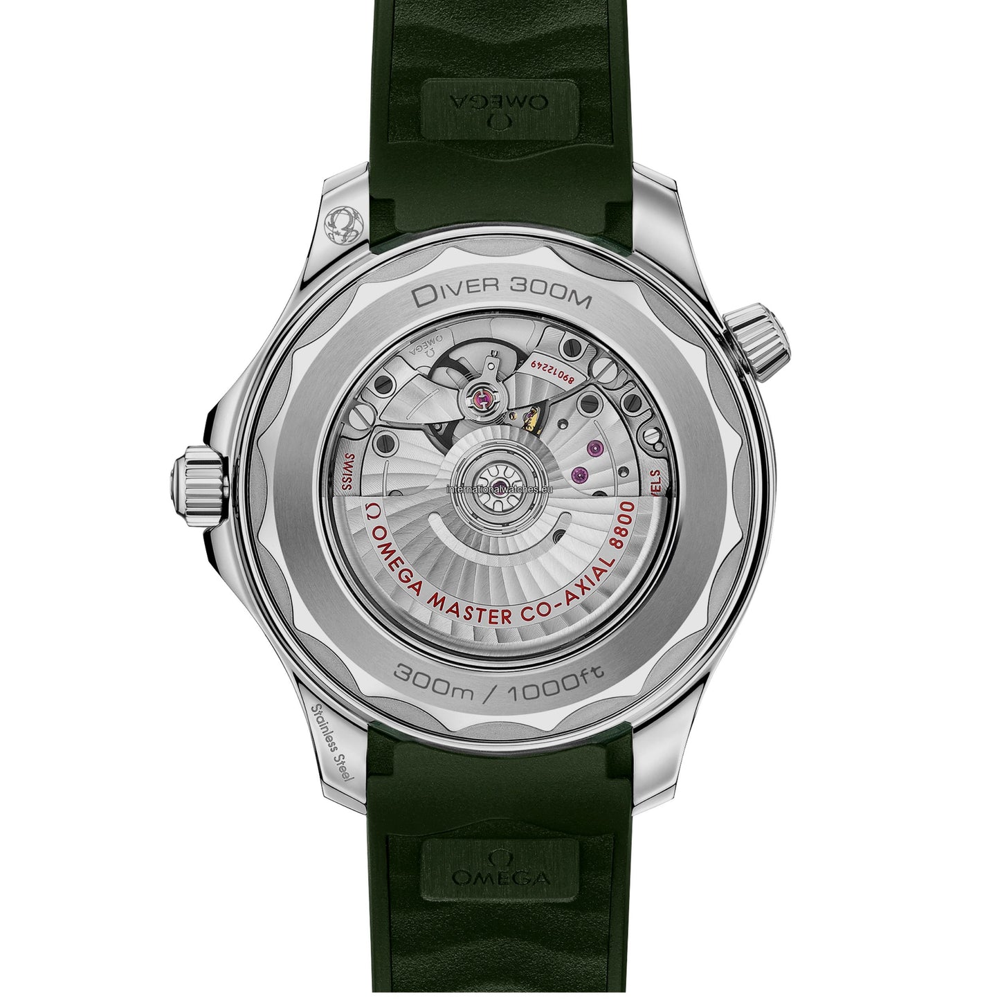 Seamaster Diver 300M 42 mm, steel on rubber strap - 210.32.42.20.10.001