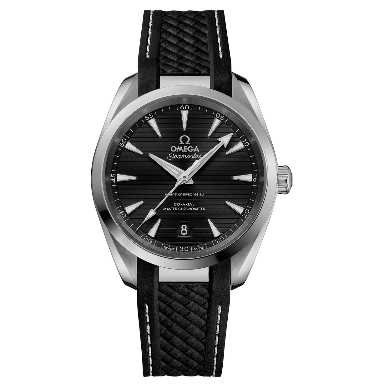 Seamaster Aqua Terra 150M 38 mm, steel on rubber strap - 220.12.38.20.01.001