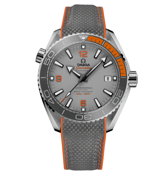 Seamaster Planet Ocean 600M 43.5 mm, titanium on rubber strap - 215.92.44.21.99.001