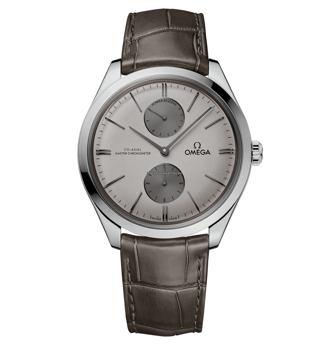 De Ville Trésor 40 mm, steel on leather strap - 435.13.40.22.06.001