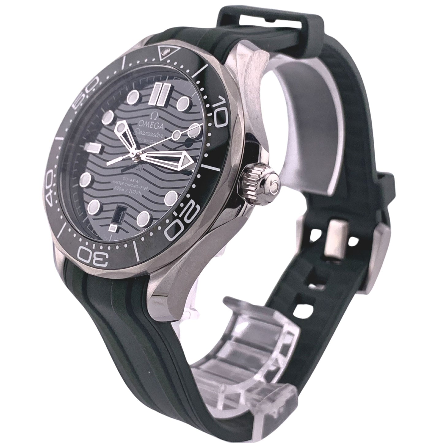 Seamaster Diver 300M 42 mm, steel on rubber strap - 210.32.42.20.10.001