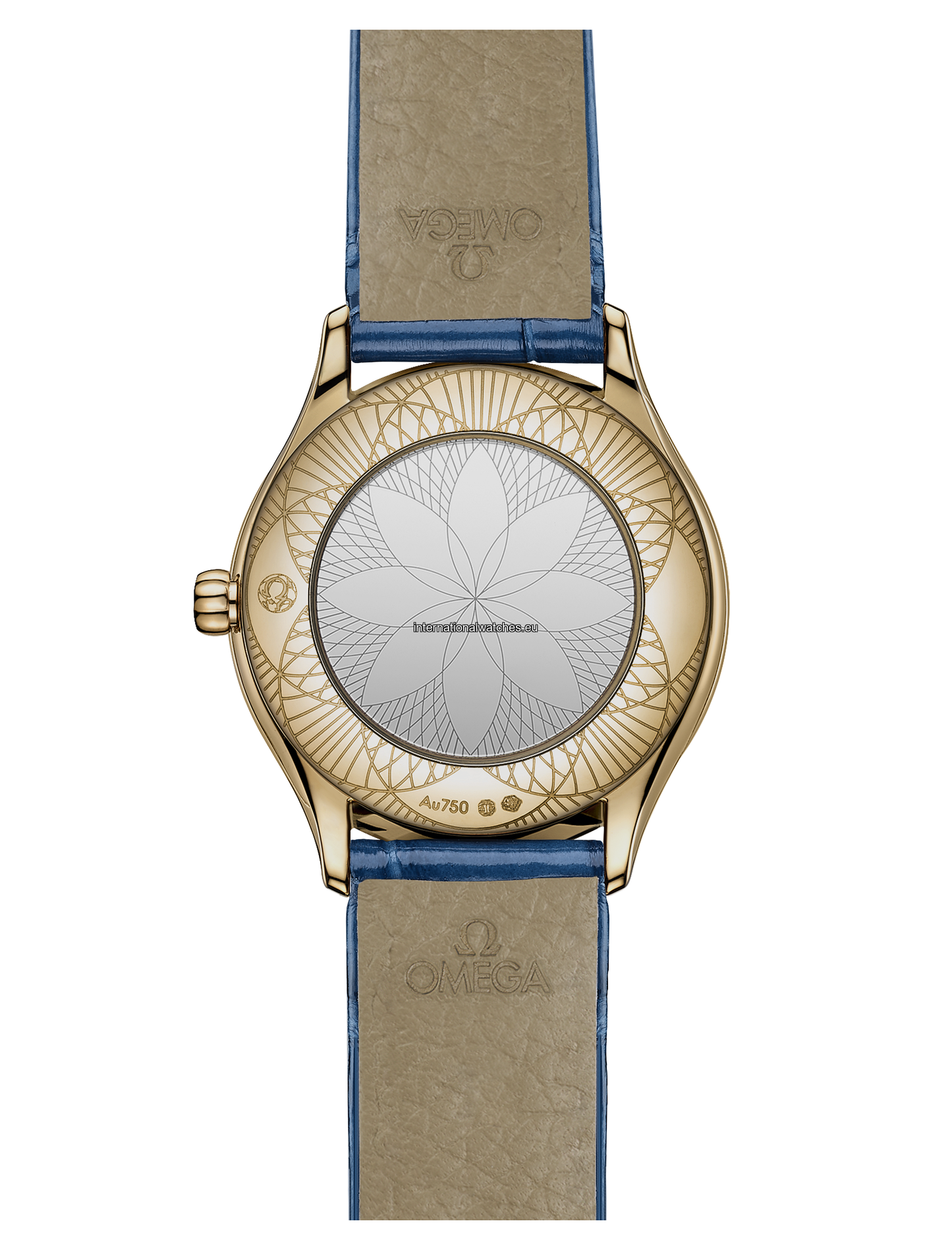 De Ville Mini Trésor 26 mm, Moonshine™ gold on Alligator - 428.58.26.60.04.002