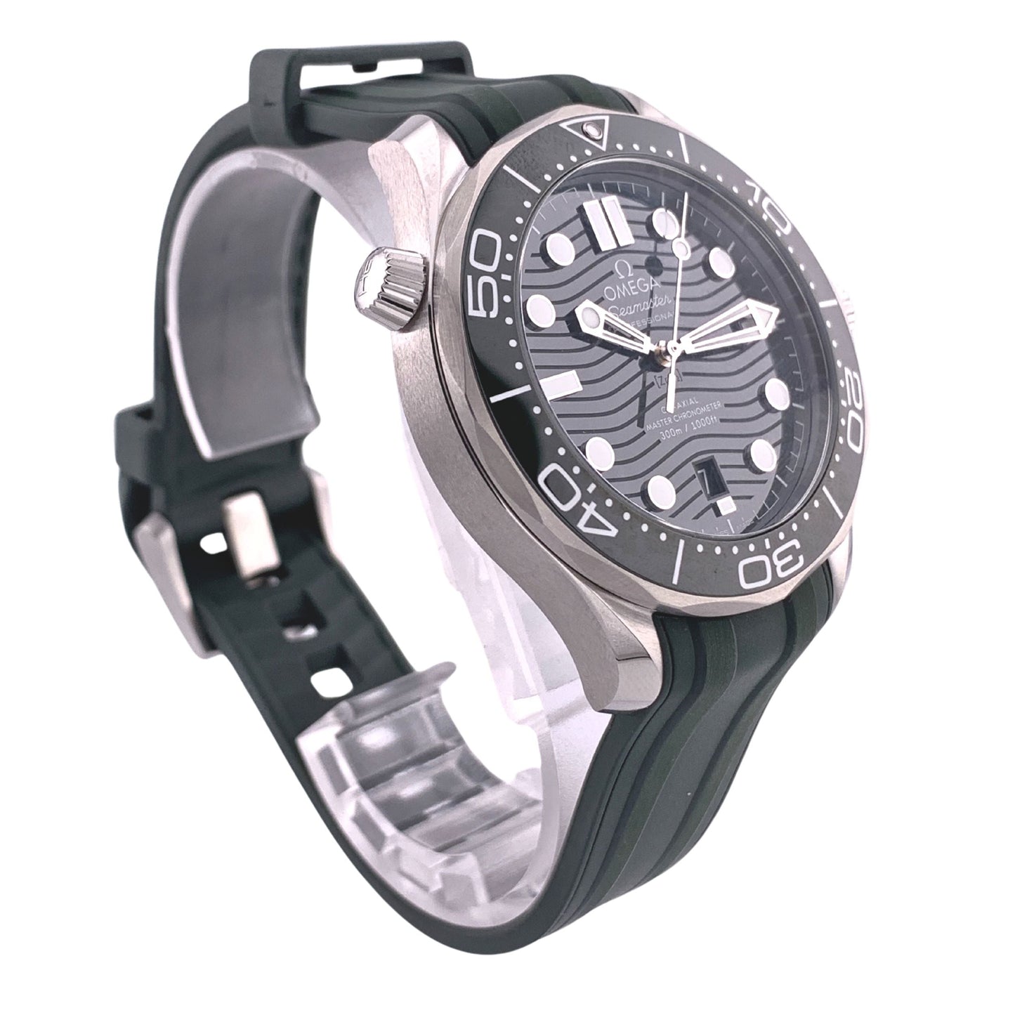 Seamaster Diver 300M 42 mm, steel on rubber strap - 210.32.42.20.10.001