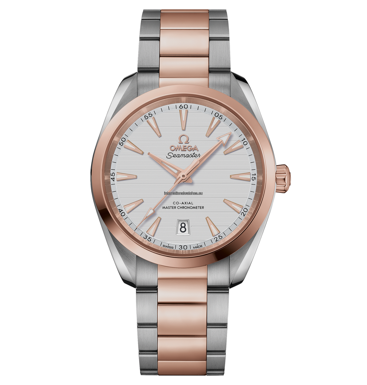 Seamaster Aqua Terra 150M 38 mm, steel - Sedna™ gold on steel - Sedna™ gold - 220.20.38.20.02.001