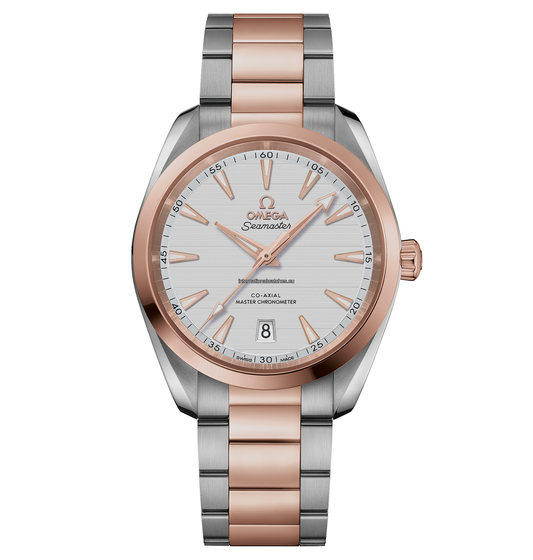 Seamaster Aqua Terra 150M 38 mm, steel - Sedna™ gold on steel - Sedna™ gold - 220.20.38.20.02.001