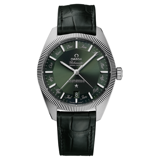 Constellation Globemaster 41 mm, steel on leather strap - 130.33.41.22.10.001