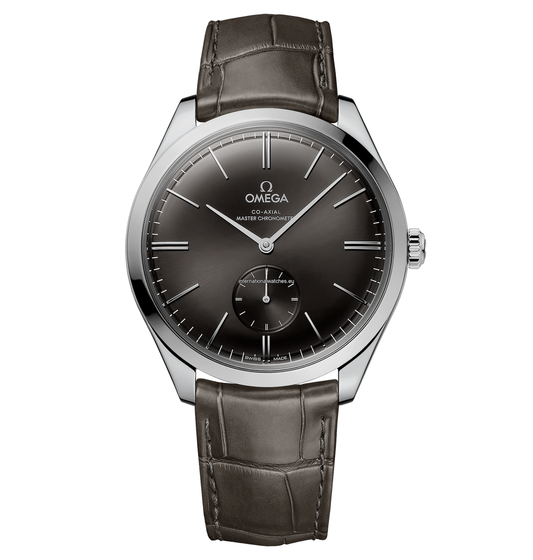 De Ville Trésor 40 mm, steel on leather strap - 435.13.40.21.06.001