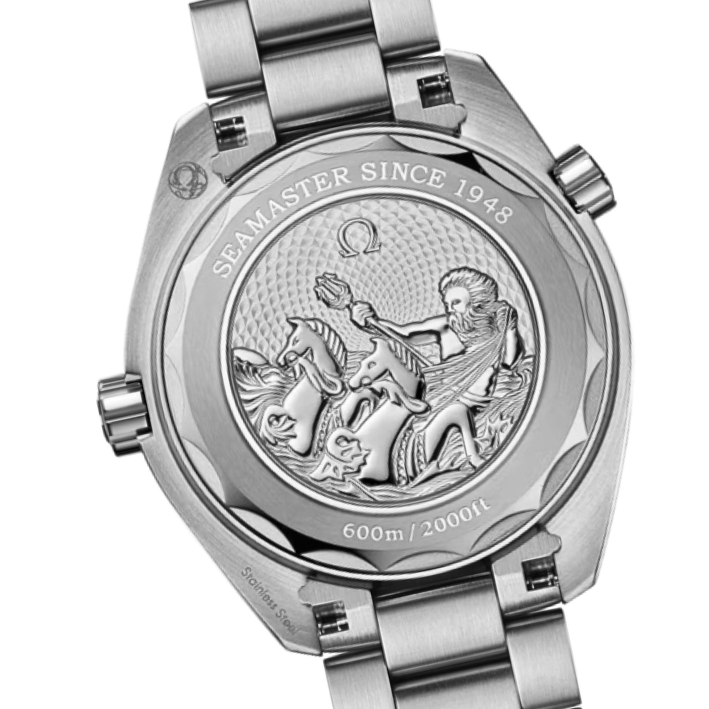 Seamaster Planet Ocean 600M 39.5 mm, steel on steel - 215.30.40.20.03.002