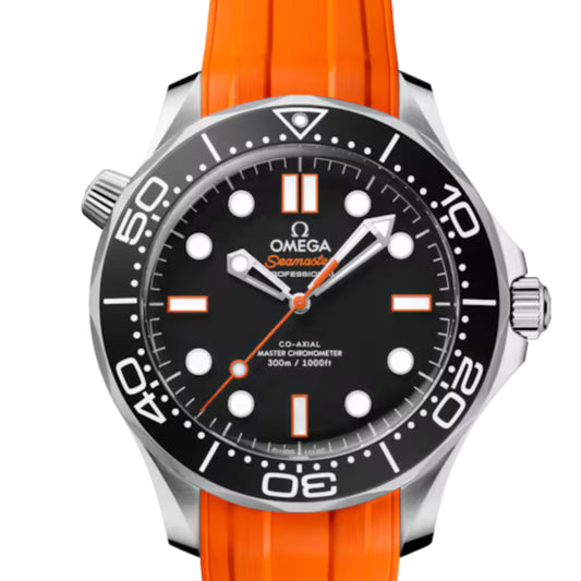 Seamaster Diver 300M 42 mm, steel on rubber strap - 21032422001006