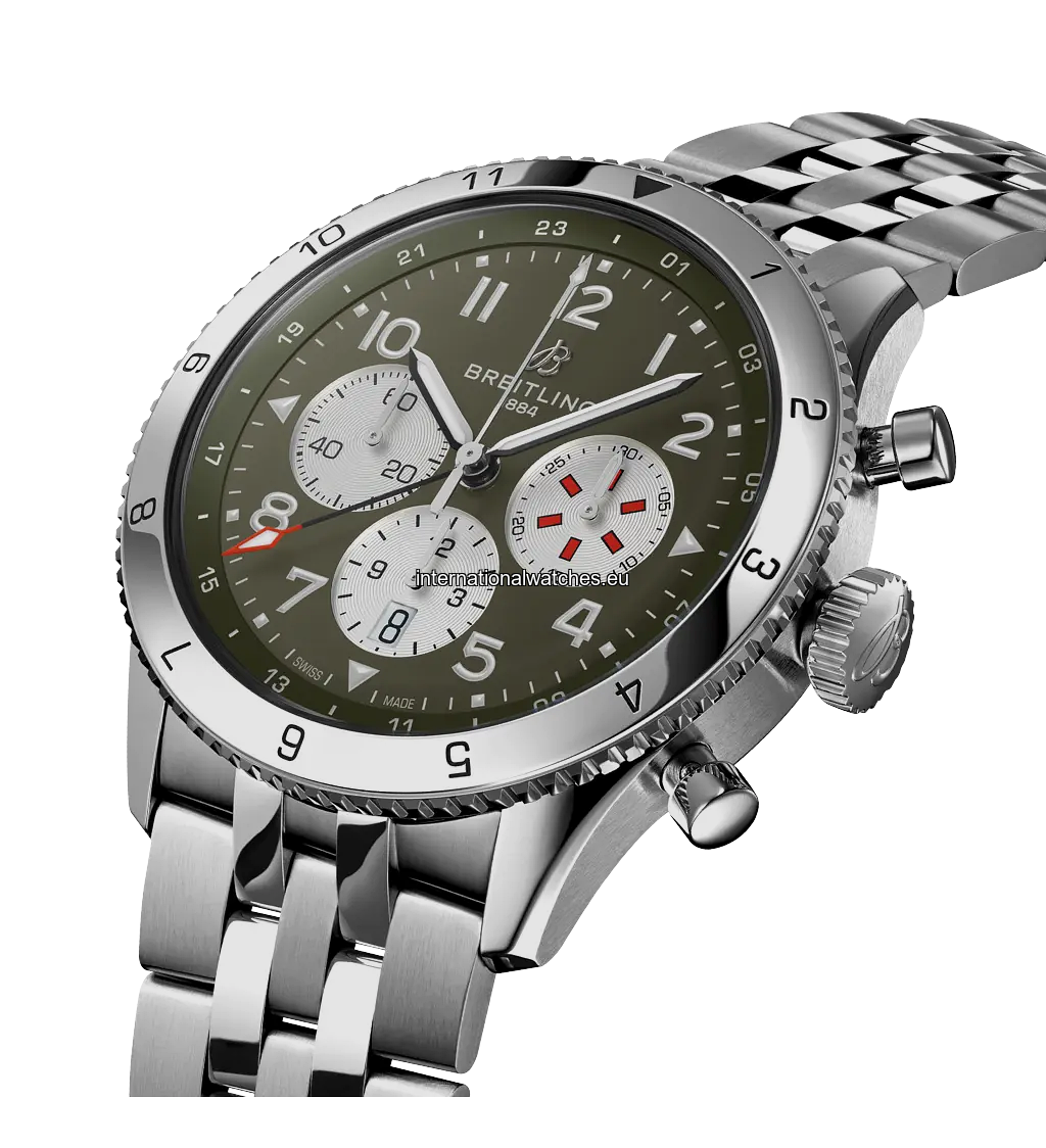 Super AVI B04 Chronograph GMT 46 Curtiss Warhawk - AB04452A1L1A1