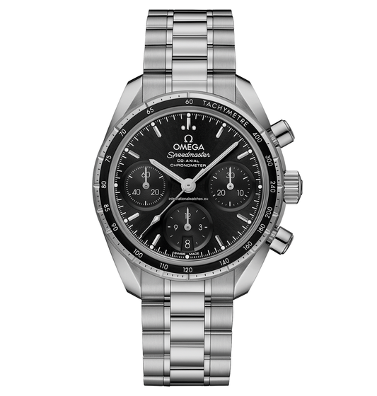 Speedmaster 38 38 mm, steel on steel - 324.30.38.50.01.001