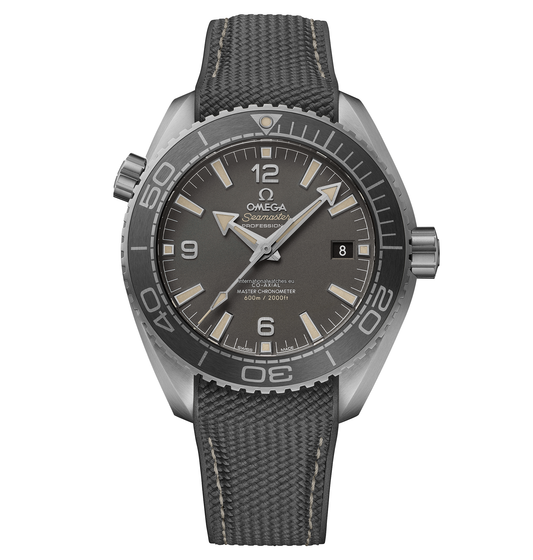 Seamaster Planet Ocean 600M 43.5 mm, steel on rubber strap - 215.32.44.21.01.002