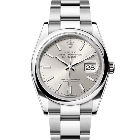 126200 Silver Datejust 36 NEW