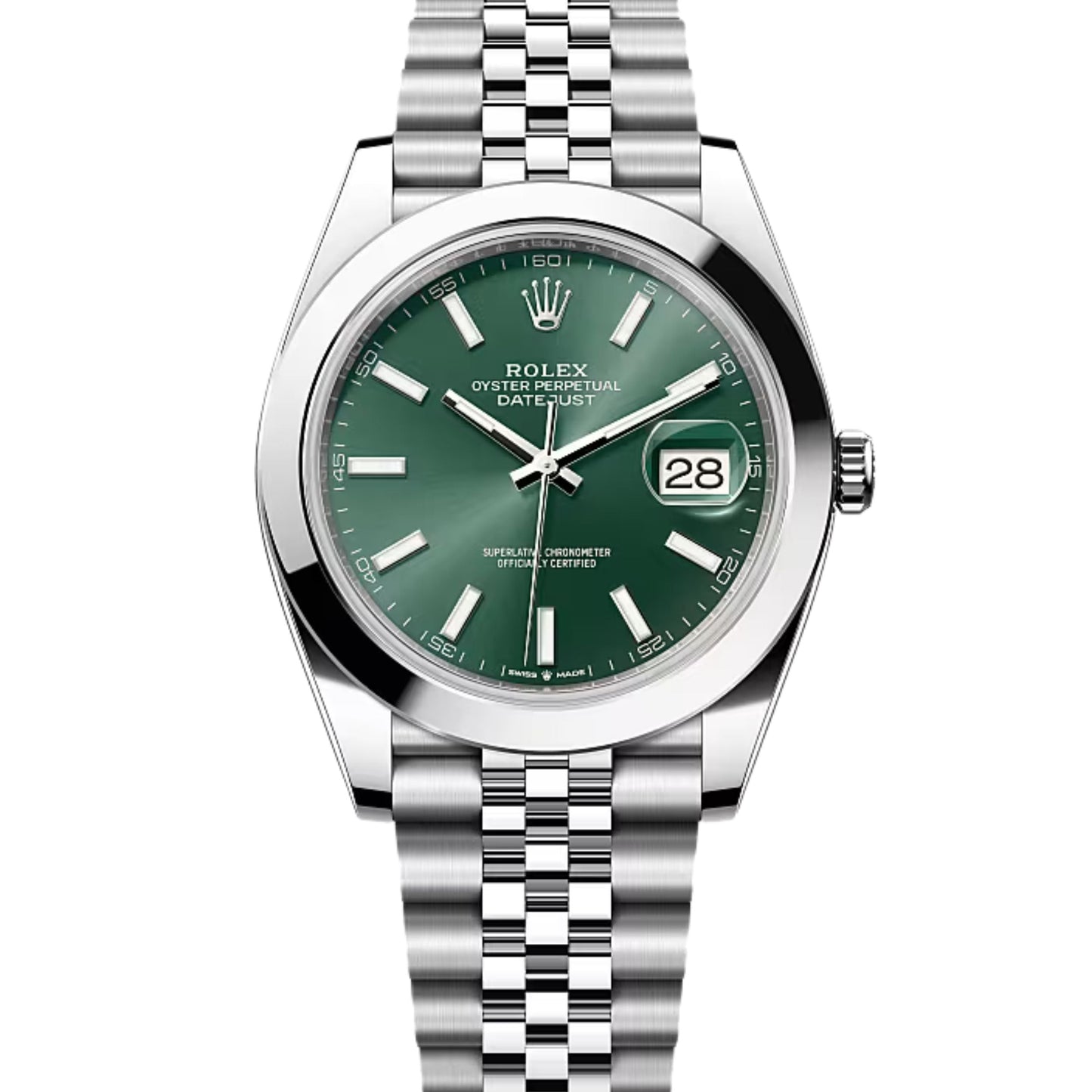 126300 Datejust 41 Green NEW