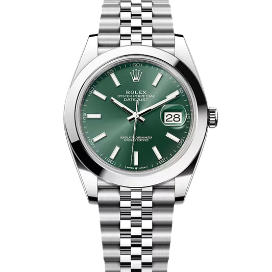 126300 Datejust 41 Green NEW