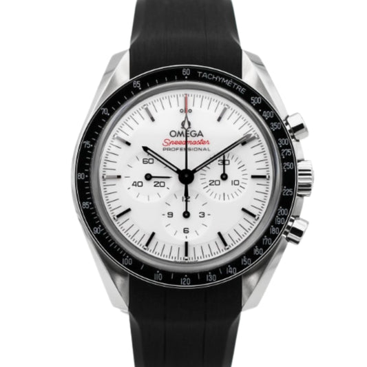 Speedmaster Moonwatch Professional 42 mm, Steel on Rubber strap - 310.32.42.50.04.001
