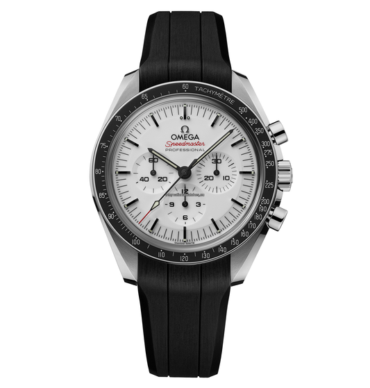 Speedmaster Moonwatch Professional 42 mm, Steel on Rubber strap - 310.32.42.50.04.001